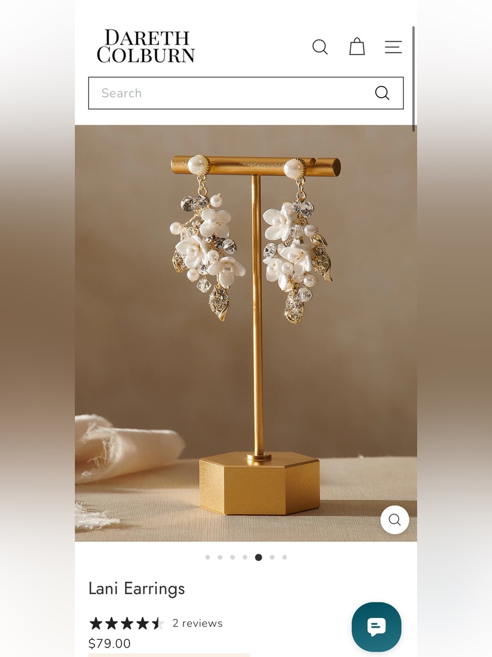 Dareth Colburn Gold Lani Earrings